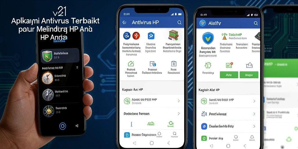 Antarmuka V21 menampilkan pemindaian keamanan yang komprehensif.